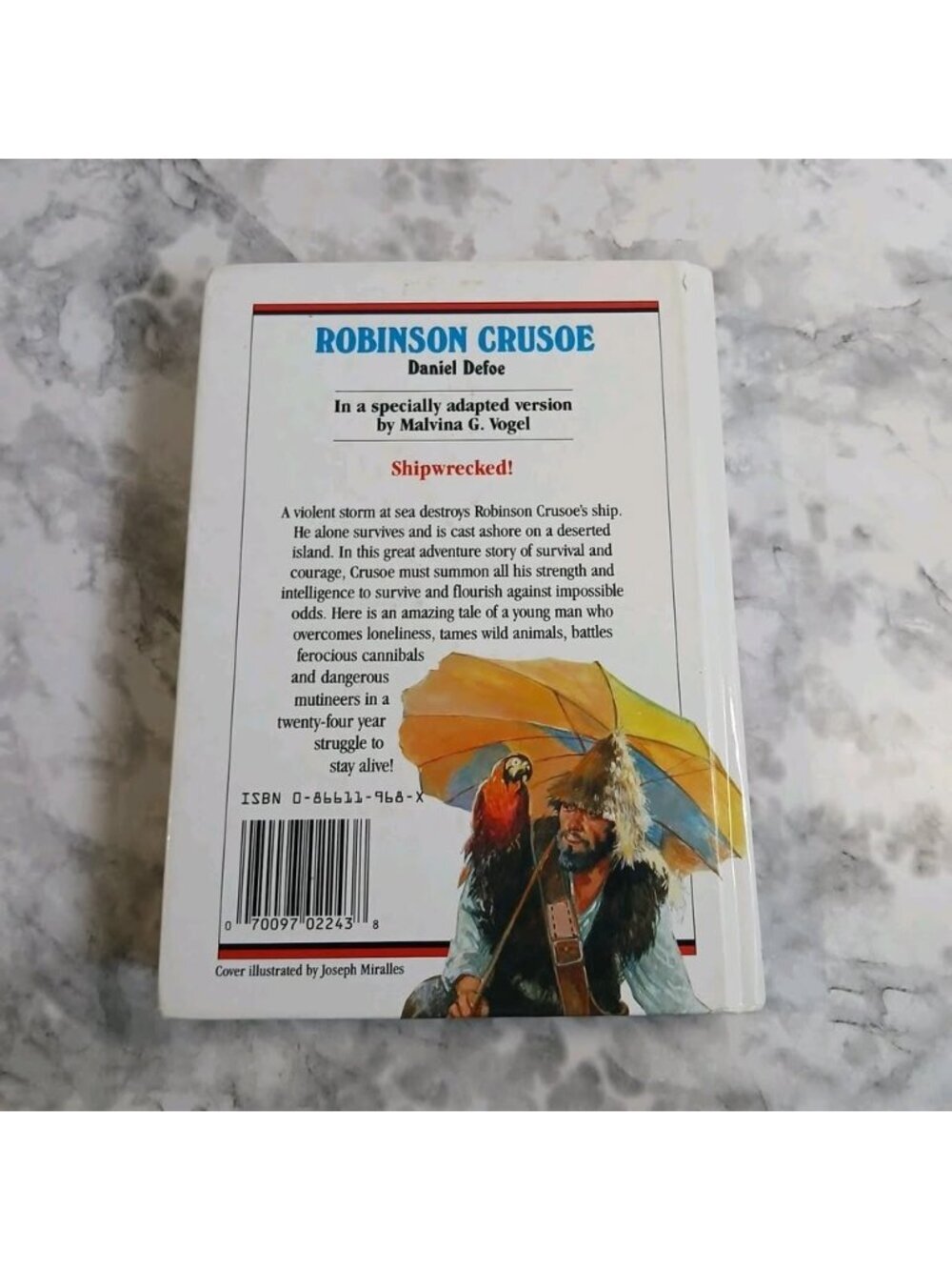 The Adventures of Robinson Crusoe Daniel Defoe Great Illustrated Classics HC - Picture 2 of 7